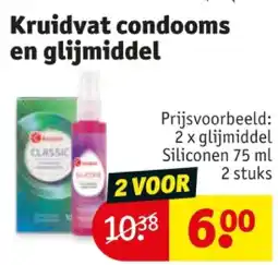 Kruidvat Kruidvat condooms en glijmiddel aanbieding