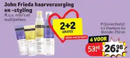 Kruidvat John Frieda haarverzorging en -styling aanbieding