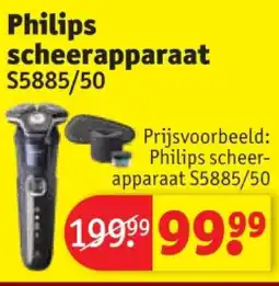 Kruidvat Philips scheerapparaat aanbieding