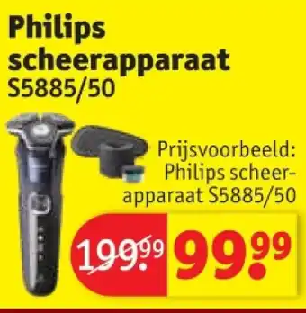 Kruidvat Philips scheerapparaat aanbieding