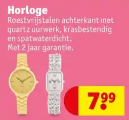 Kruidvat Horloge aanbieding