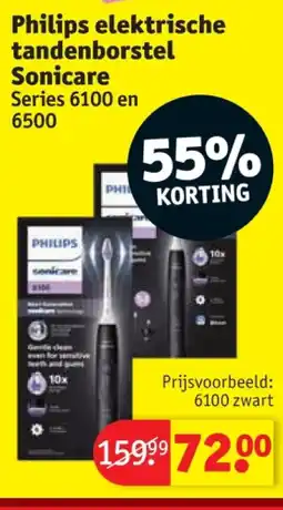 Kruidvat Philips elektrische tandenborstel Sonicare aanbieding