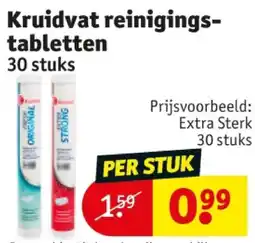 Kruidvat Kruidvat reinigingstabletten aanbieding