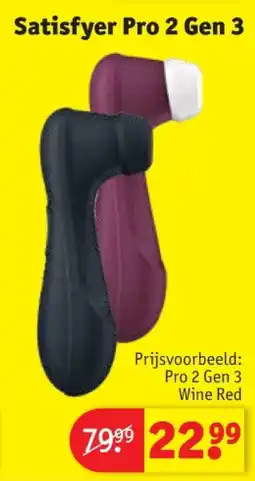 Kruidvat Satisfyer Pro 2 Gen 3 aanbieding
