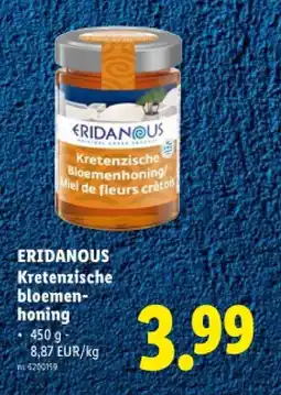 Lidl Kretenzische bloemen' honing aanbieding