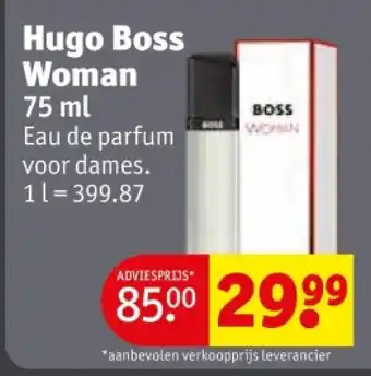 Kruidvat Hugo Boss Woman aanbieding