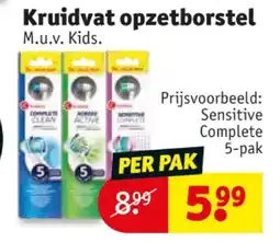 Kruidvat Kruidvat opzetborstel aanbieding