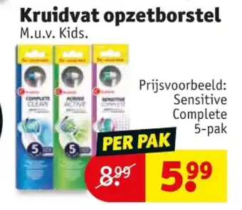 Kruidvat Kruidvat opzetborstel aanbieding