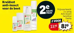 Kruidvat 2 x spray Anti-Insect Sensitive Family aanbieding