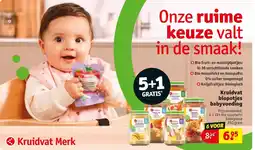 Kruidvat 6 x 12+ bio spaghetti bolognese 250 gram aanbieding