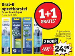 Kruidvat Oral-B opzetborstel aanbieding