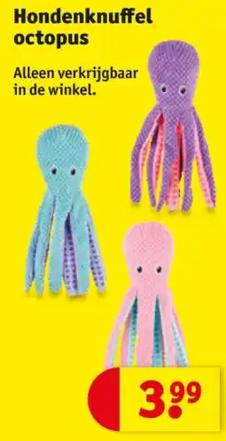 Kruidvat Hondenknuffel octopus aanbieding