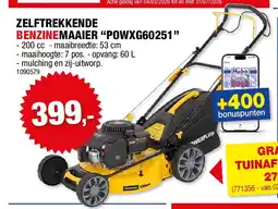 Hubo ZELFTREKKENDE BENZINEMAAIER “POWXG60251” aanbieding