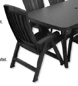 Hubo STOEL “SANTORINI” aanbieding