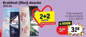 Kruidvat Kruidvat (Men) douche aanbieding