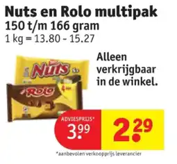 Kruidvat Nuts en Rolo multipak aanbieding