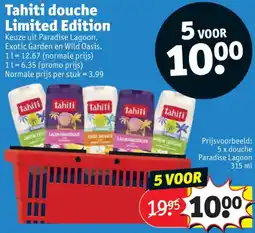 Kruidvat Tahiti douche Limited Edition aanbieding