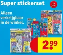 Kruidvat Super stickerset aanbieding