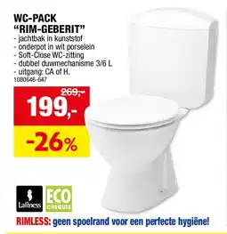 Hubo WC-PACK “RIM-GEBERIT” aanbieding