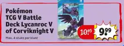 Kruidvat Pokémon TCG V Battle Deck Lycanroc V of Corviknight V aanbieding