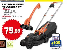 Hubo ELEKTRISCHE MAAIER “BEMW351GL2-QS” aanbieding