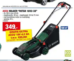 Hubo ACCU MAAIER “ROTAK 18V2-38” aanbieding
