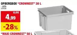 Hubo OPBERGBOX “CROWNEST” 30 L aanbieding