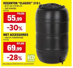 Hubo REGENTON “CLASSIC” 210 L aanbieding