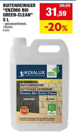 Hubo BUITENREINIGER “ENZIMO BIO GREEN-CLEAN” 5 L aanbieding