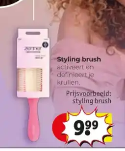 Kruidvat Styling brush aanbieding