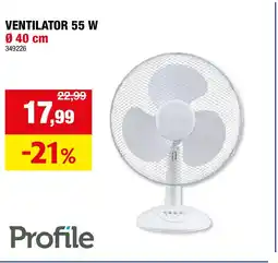 Hubo VENTILATOR 55 W Ø 40 cm aanbieding