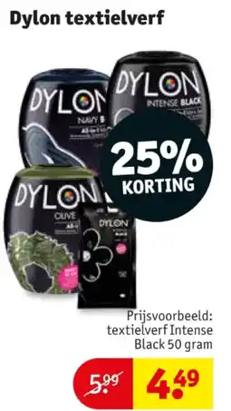 Kruidvat Dylon textielverf aanbieding