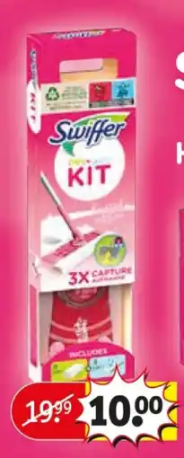 Kruidvat Swiffer Dry & Wet Limited Edition Vloerreiniger Starterkit aanbieding