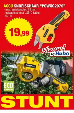 Hubo ACCU SNOEISCHAAR “POWXG2070” aanbieding