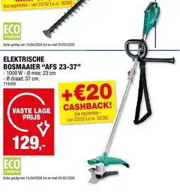Hubo ELEKTRISCHE BOSMAAIER “AFS 23-37” aanbieding