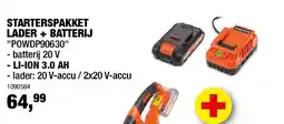Hubo STARTERSPAKKET LADER + BATTERIJ aanbieding