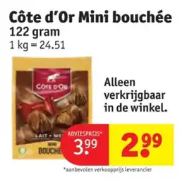 Kruidvat Côte d’Or Mini bouchée aanbieding