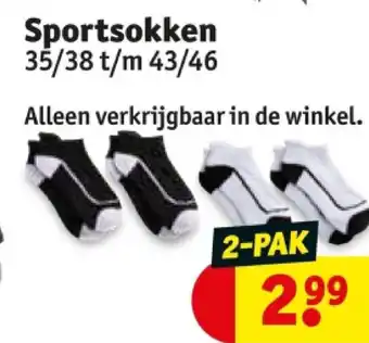 Kruidvat Sportsokken aanbieding