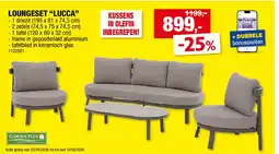 Hubo LOUNGESET “LUCCA” aanbieding