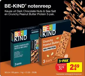 Kruidvat BE-KIND notenreep aanbieding