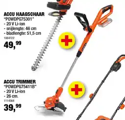Hubo ACCU TRIMMER “POWDPG75411B” aanbieding