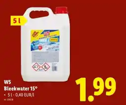 Lidl Bleekwater 15° aanbieding