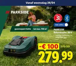Lidl Robotmaaier, 20 V aanbieding