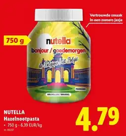 Lidl Hazelnootpasta aanbieding