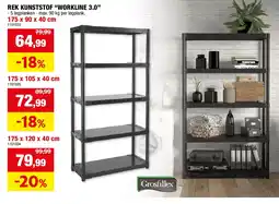 Hubo REK KUNSTSTOF “WORKLINE 3.0” 175 x 90 x 40 cm aanbieding