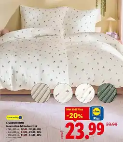 Lidl Mousseline dekbedovertrek aanbieding