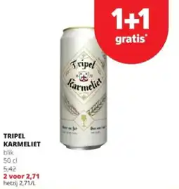 Spar TRIPEL KARMELIET blik 50 cl aanbieding