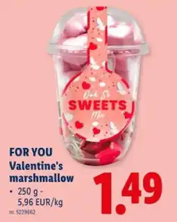 Lidl Valentine's marshmallow aanbieding