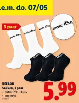Lidl Sokken, 3 paar aanbieding