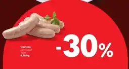 Spar worsten varken/kalf aanbieding